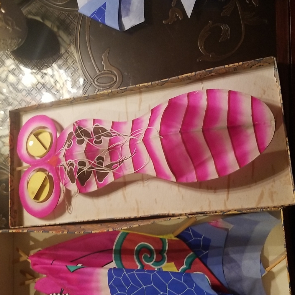 Japanese Ornamental Kite Butterfly Never Used Amazing Color Graphic 16"x…